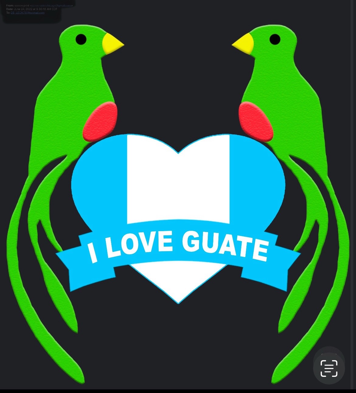 La Chapina De Chicago Logo - Quetzal Birds I Love Guatemala